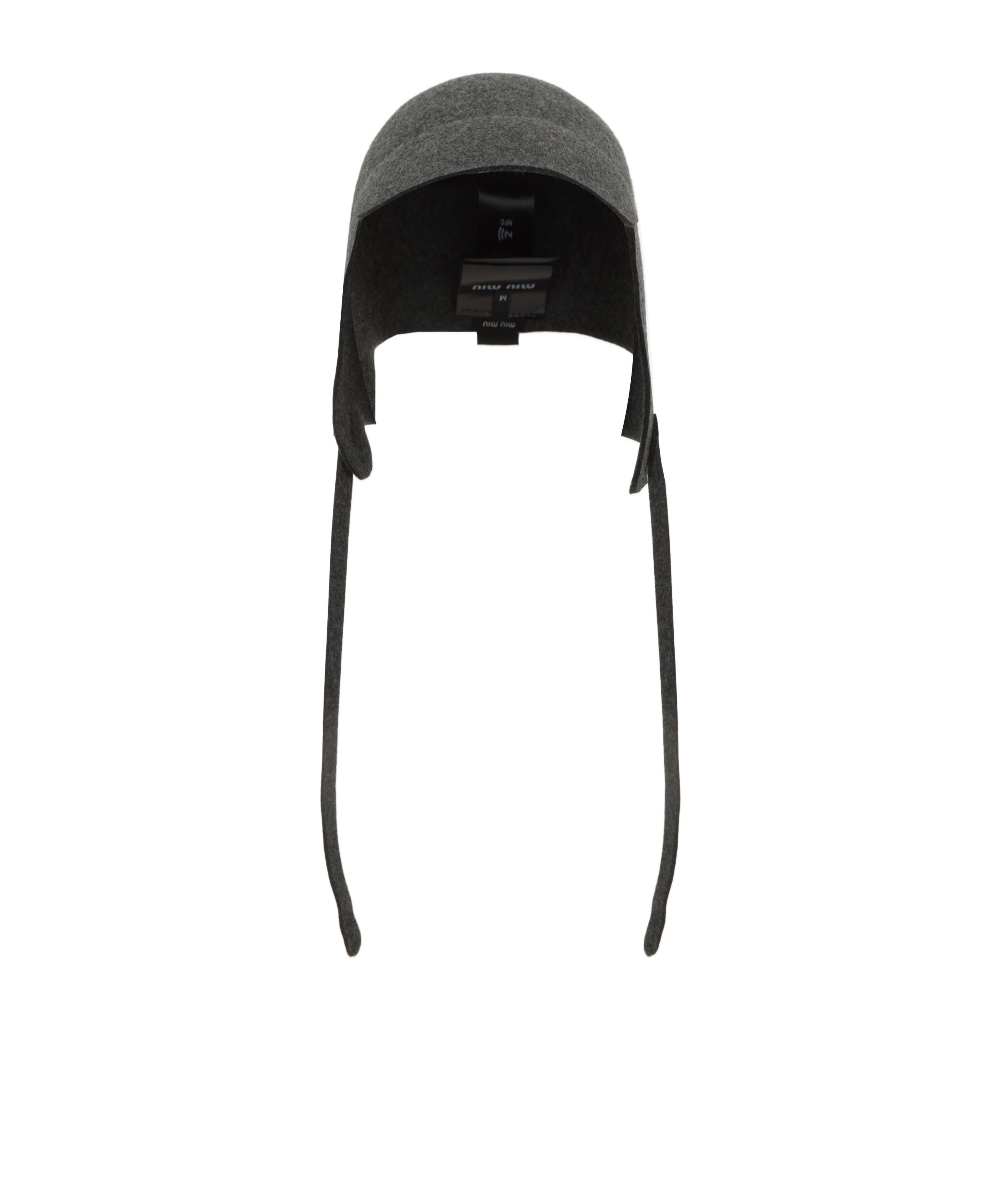 Miu Miu Self-tie Hat In Black