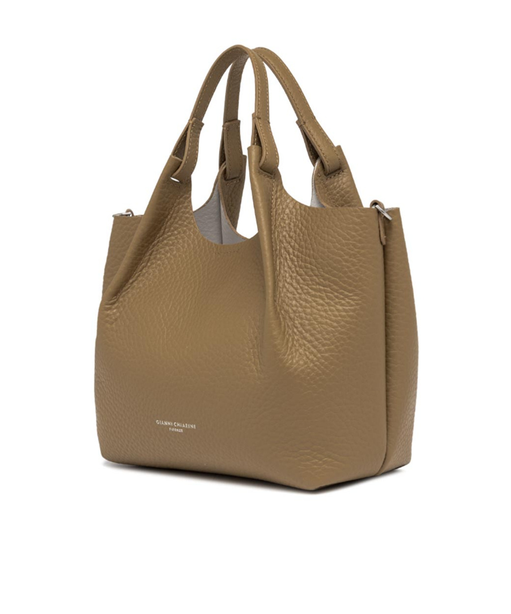 Gianni Chiarini Top Handle Shoulder Bag In Brown