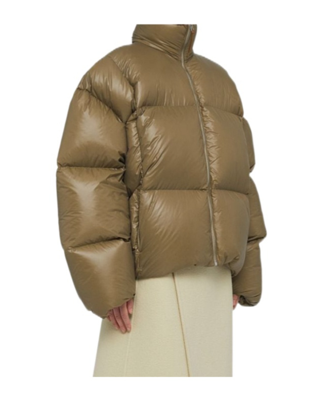 Jil Sander Women's Biscuit Nylon Dona Jacket In Brown