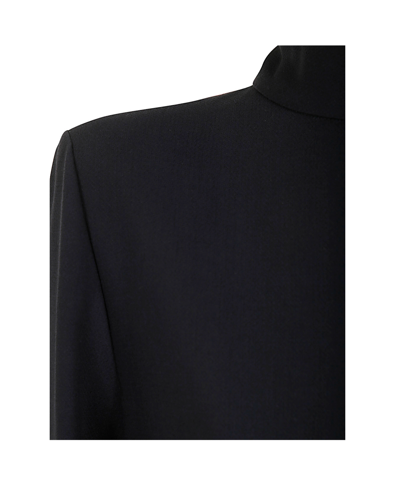Golden Goose Journey Longsleeves Dress In Suit Fabric In Black