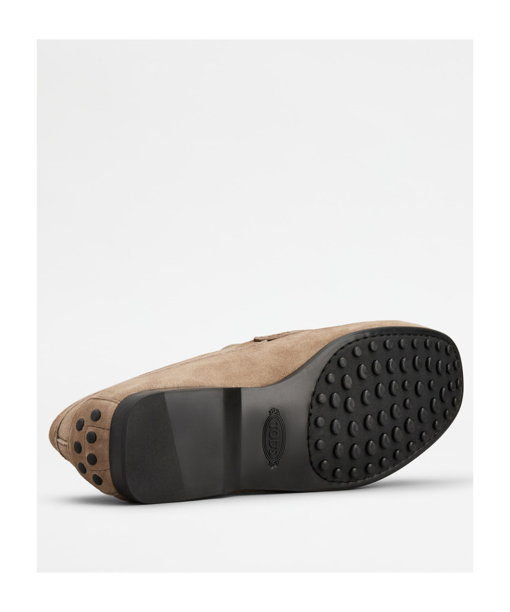 Tod's Men's Suede Penny Loafers In Brown