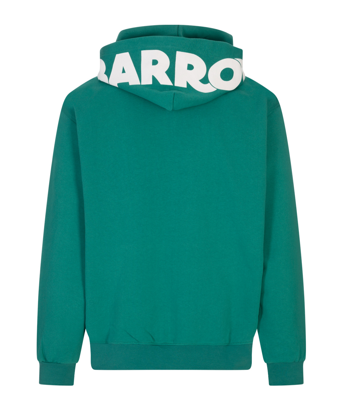 Barrow Logo Hooded Sweatshirt In Green