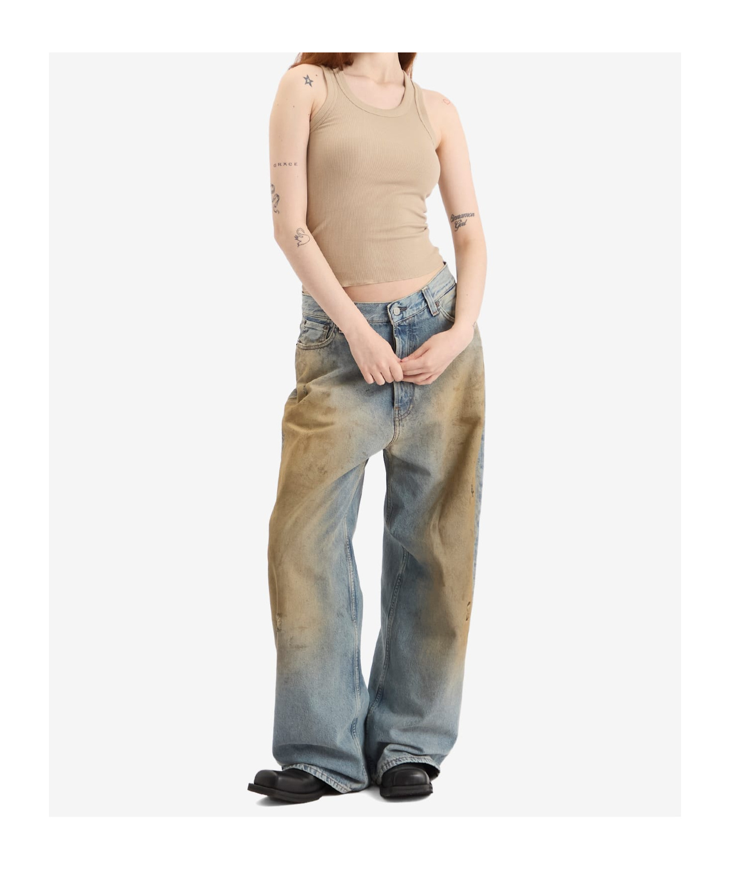 Acne Studios 2023 Penicillin Low Waist Baggy Jeans