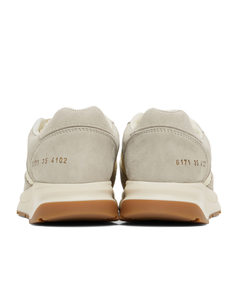 Shop Common Projects Track Premium Sneakers In Nude