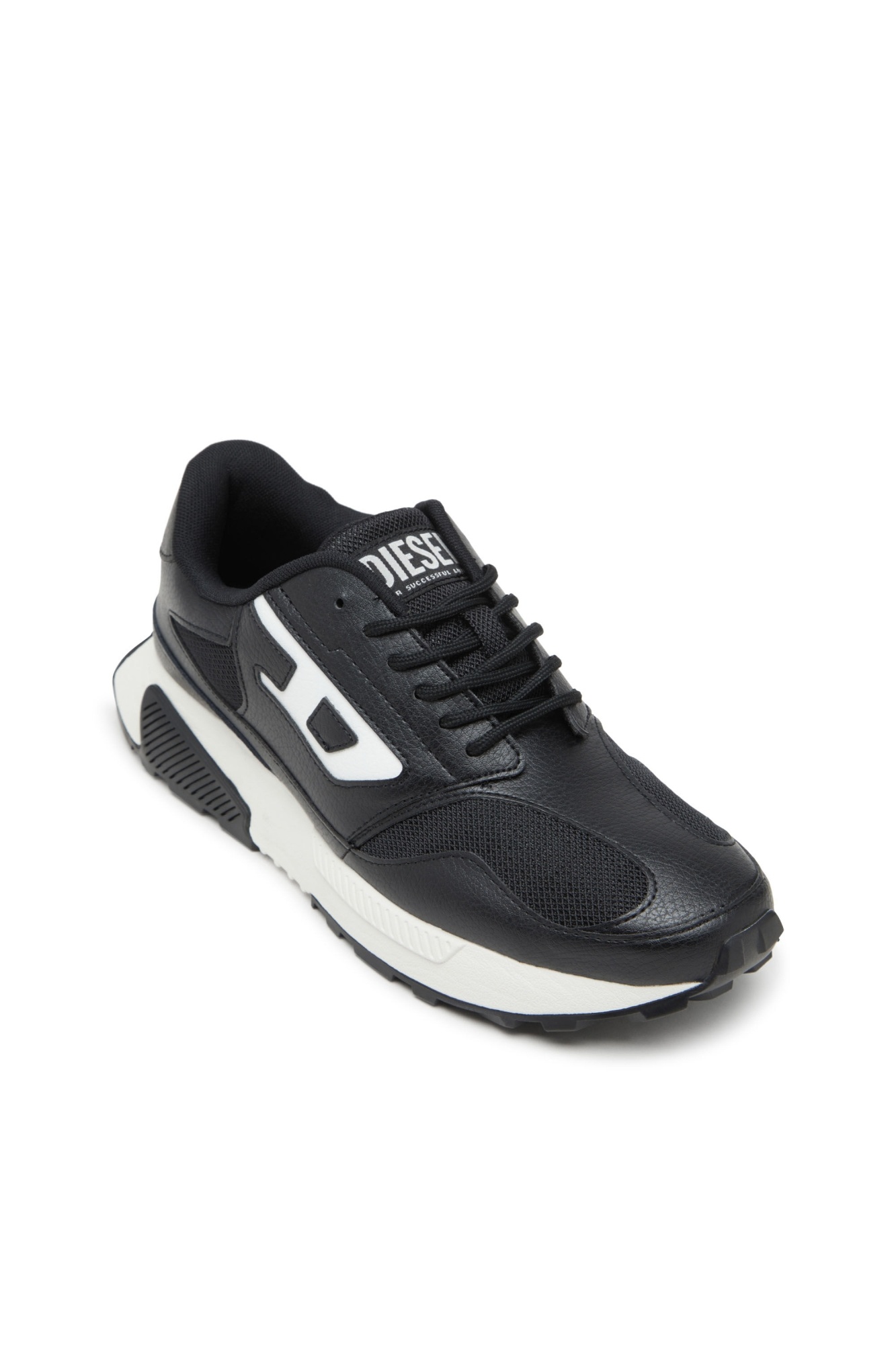 Diesel Lace-up Sneakers In Black
