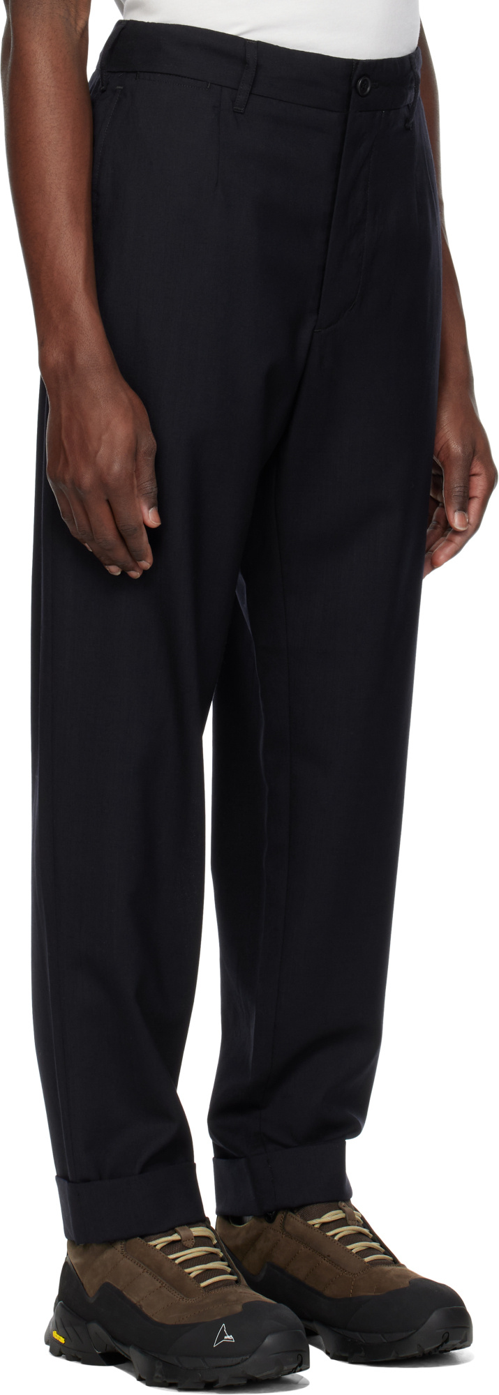 Engineered Garments Andover Trousers In Black