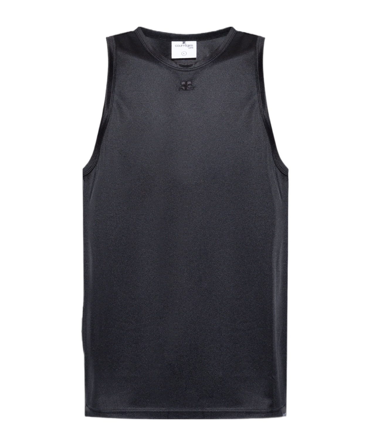 COURRÈGES COURRÈGES CREWNECK FOOTBALL TANK TOP