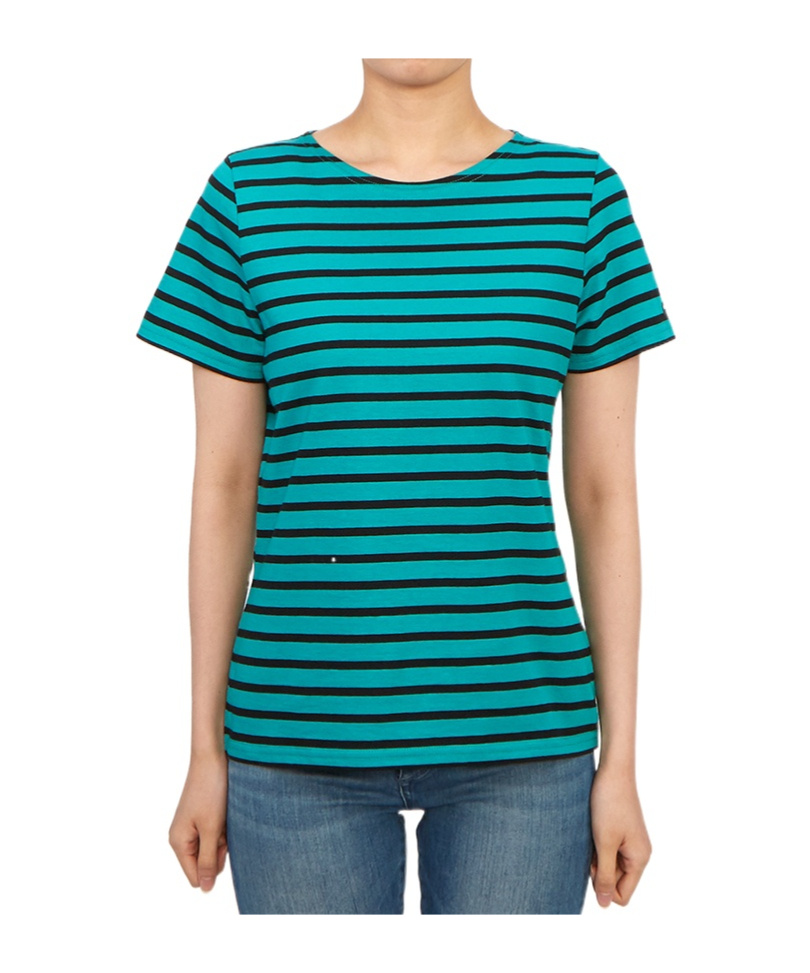 Saint James Striped Logo T-shirt