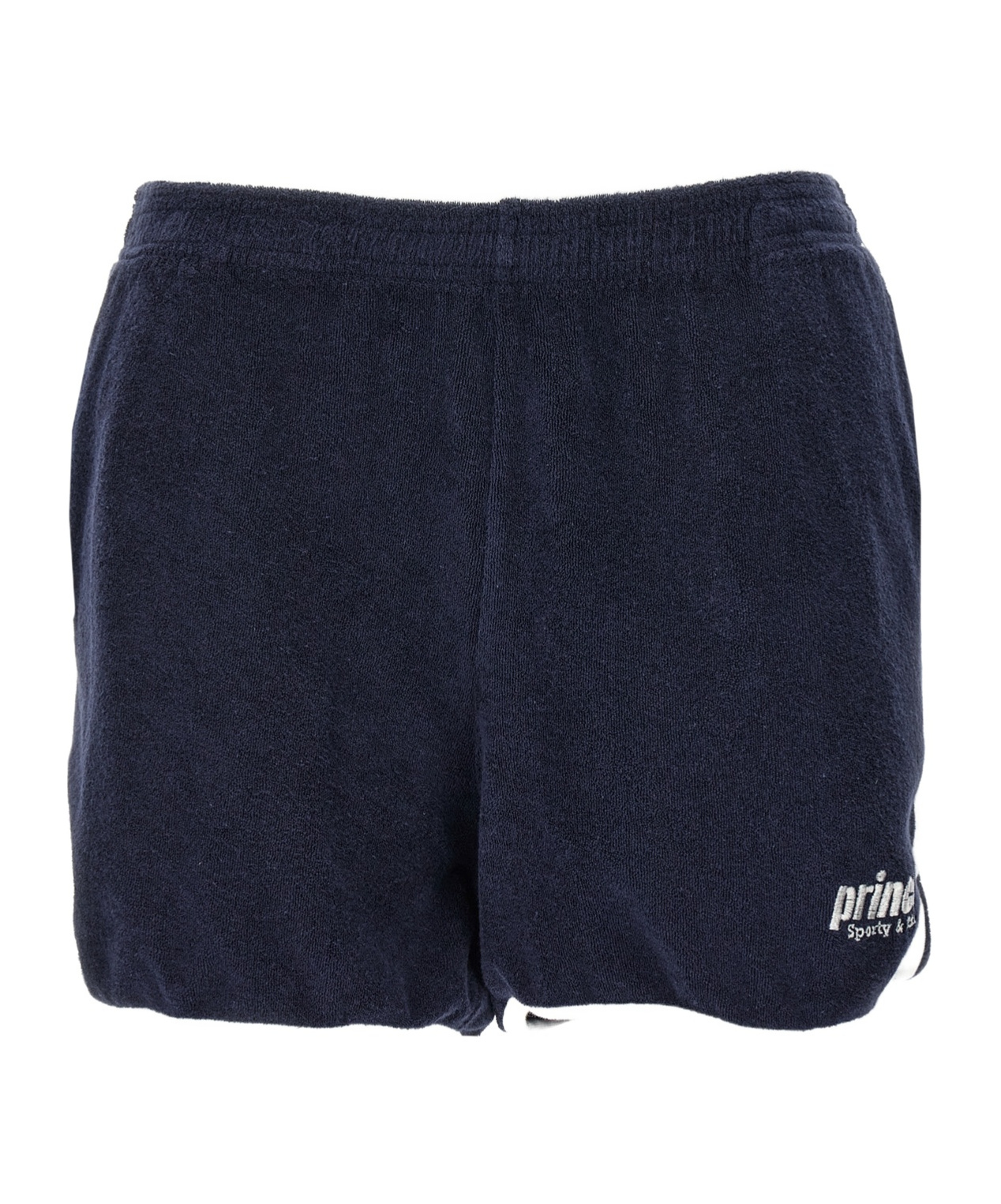 Sporty And Rich Sporty & Rich Logo Embroidered Elasticated Waistband Shorts In Black