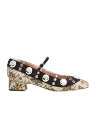 Valentino Round-toed High Heels In Multi
