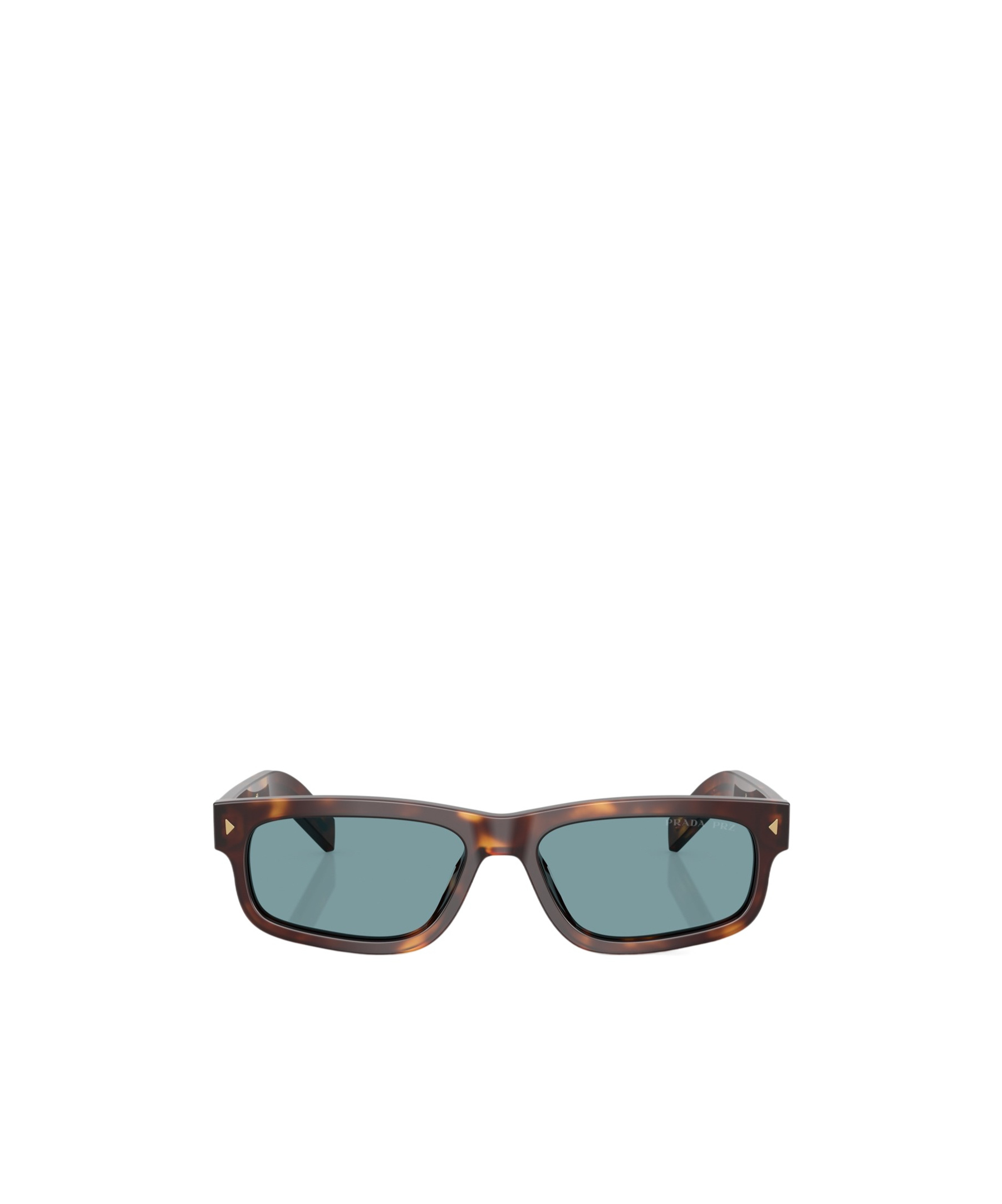 Prada Pr B11s 15w04d 55mm Unisex Rectangle Sunglasses In Brown
