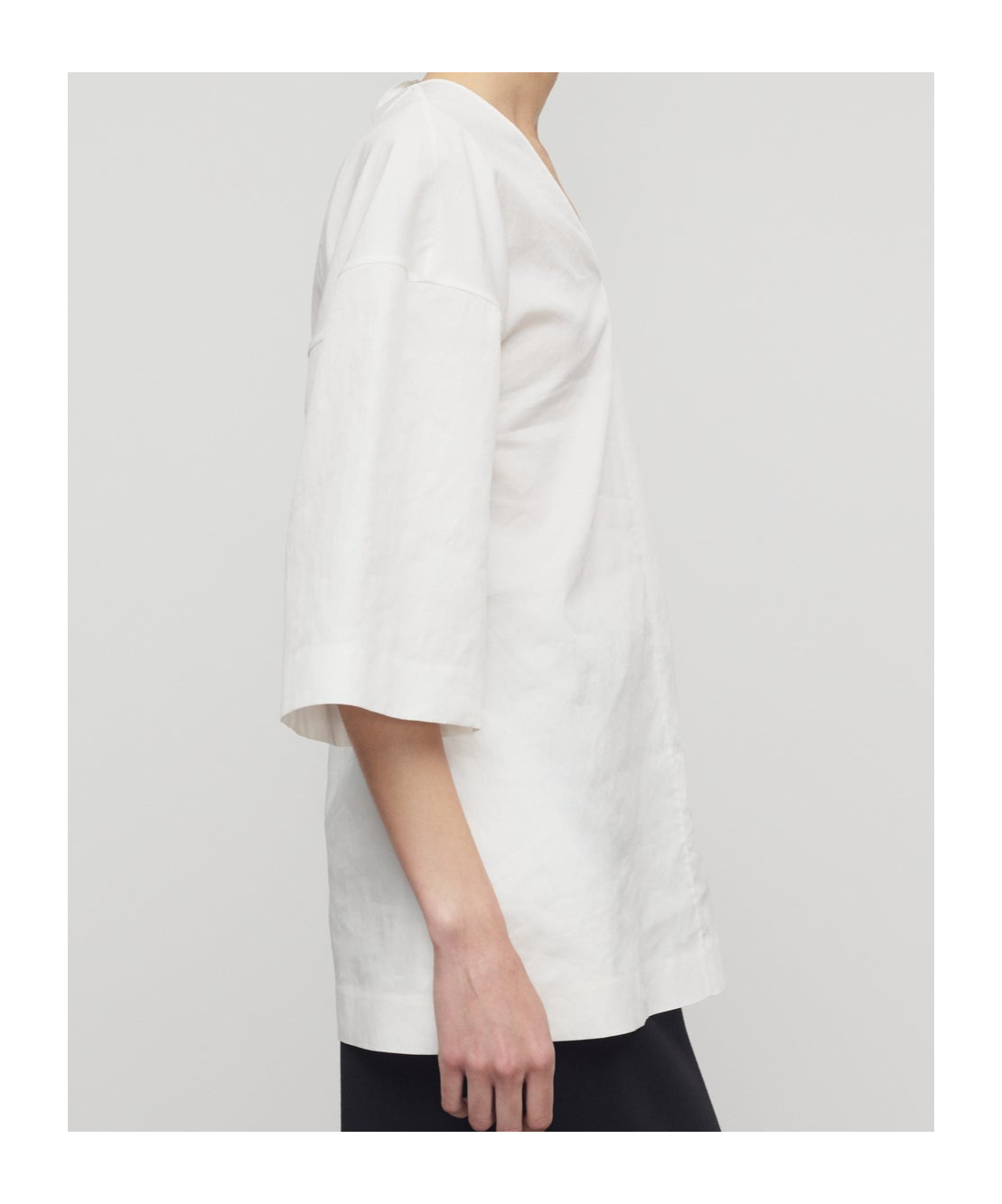 The Row Elna Top In Cotton In White