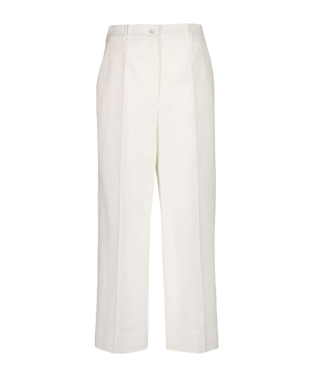 Dolce & Gabbana Cotton-linen Blend Trousers In Pink