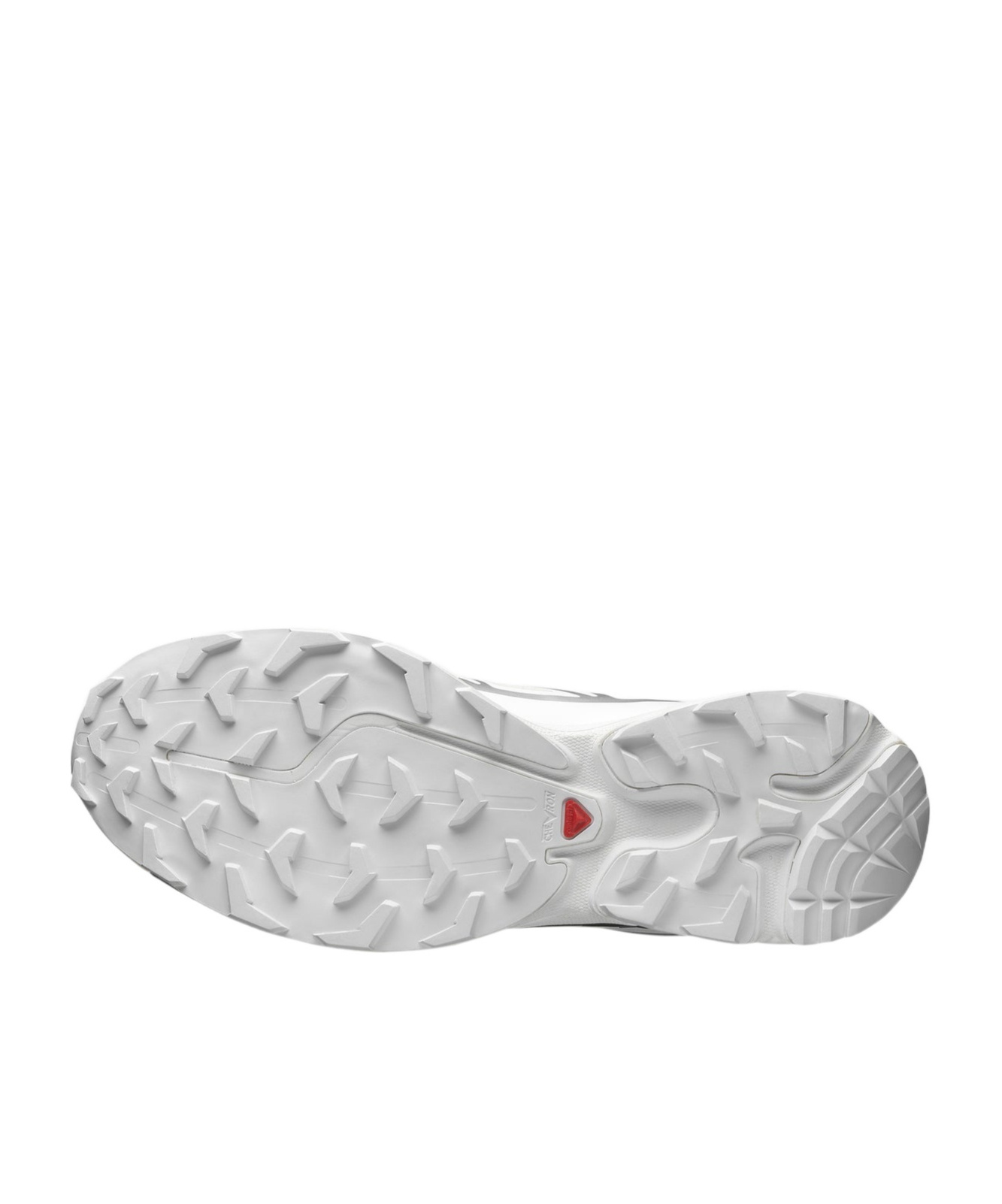 Salomon Streamlined White Sneakers With Quick-pull Lacing System In Gray
