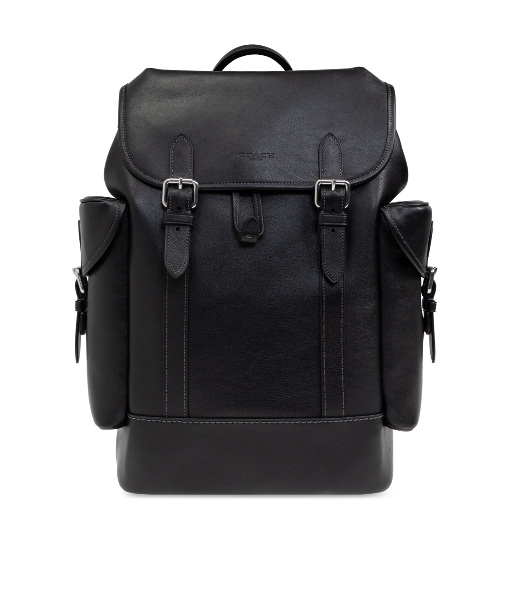 Coach Flip Backpack In Black