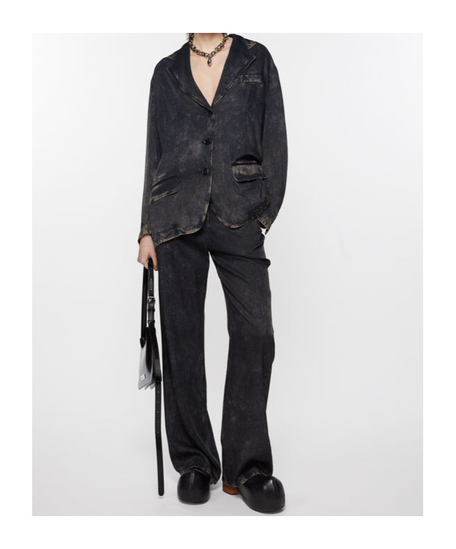 Acne Studios Single Breasted Jacket In Black