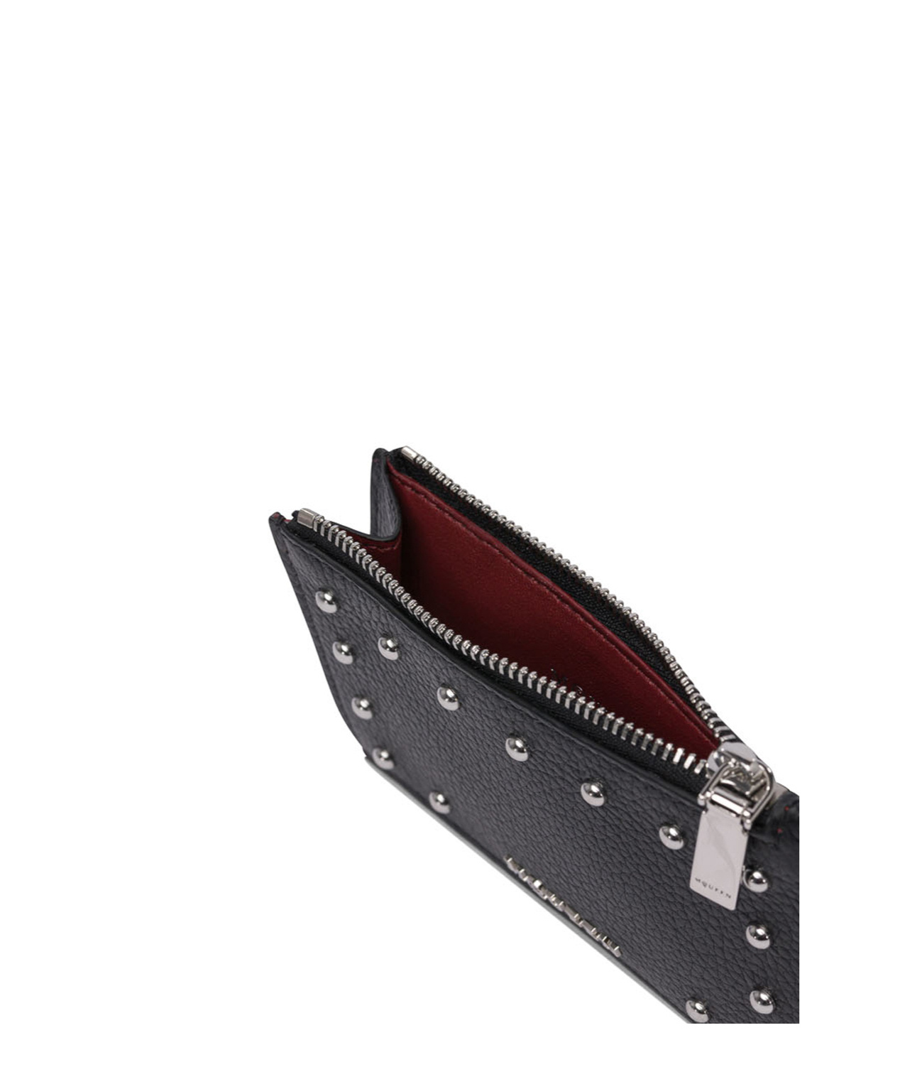 Alexander Mcqueen Zip Wallet In Black