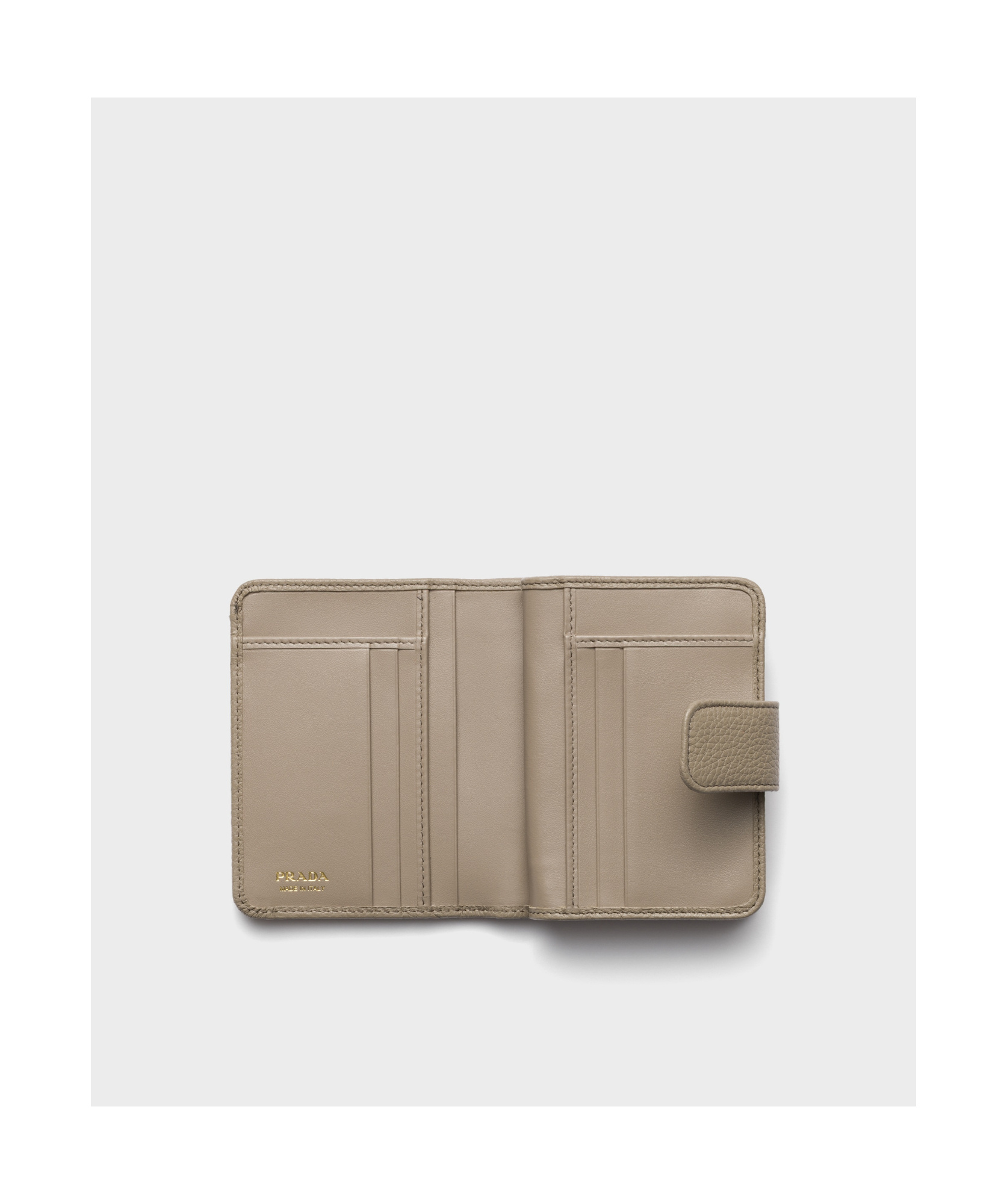 Prada Bifold Wallet In Gray
