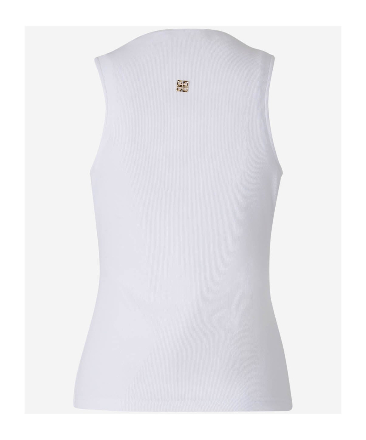 Givenchy Stretch Cotton Tank Top In White