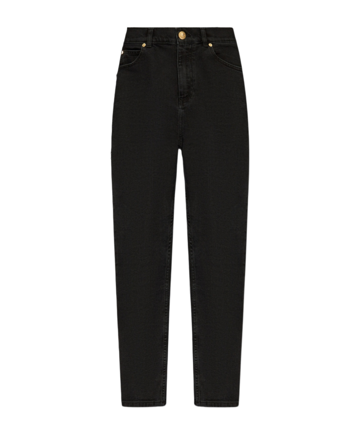 Balmain Belt-loop Jeans In Black