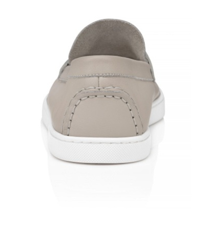 Christian Louboutin Mens Goose Chambeliboat Suede Boat Shoes In Nude