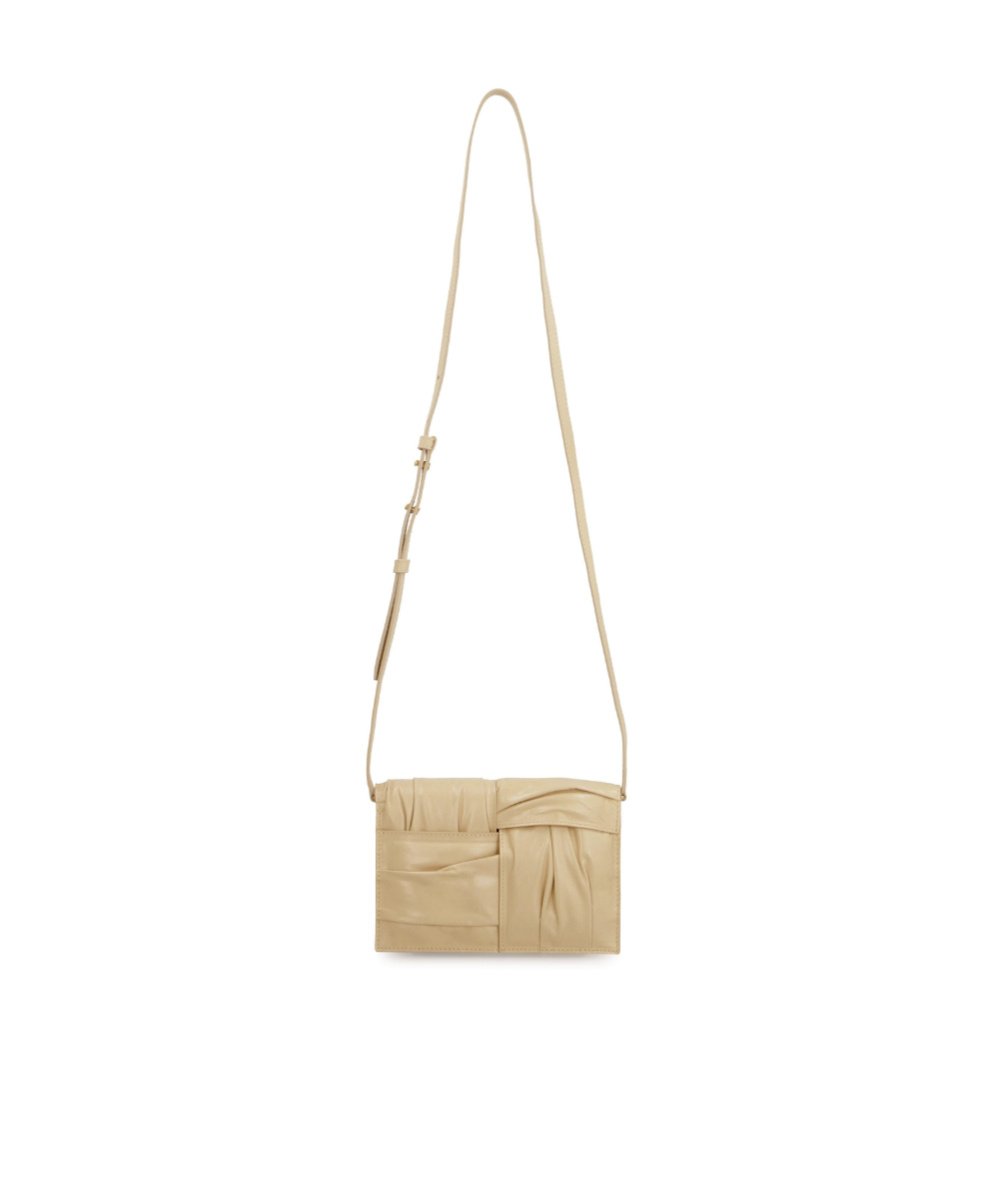 Bottega Veneta Mini Cassette Crossbody Bag In Nude