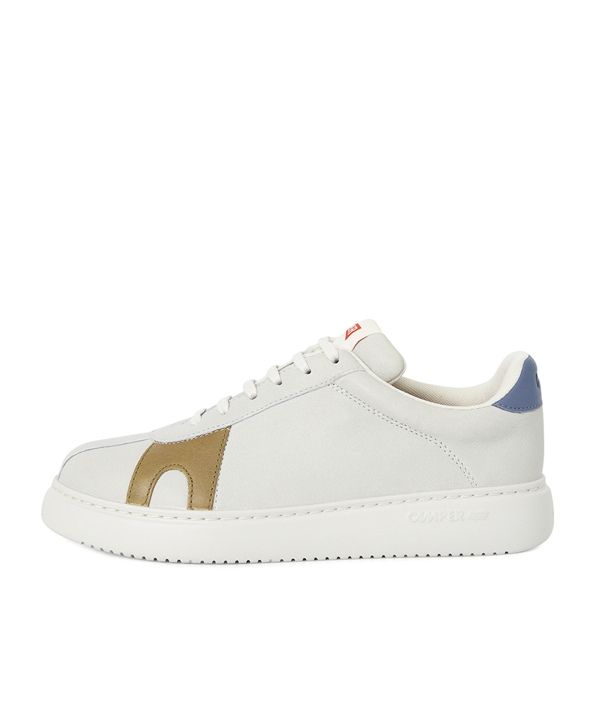 Camper Runner K21 Round-toe Leather Sneakers In White
