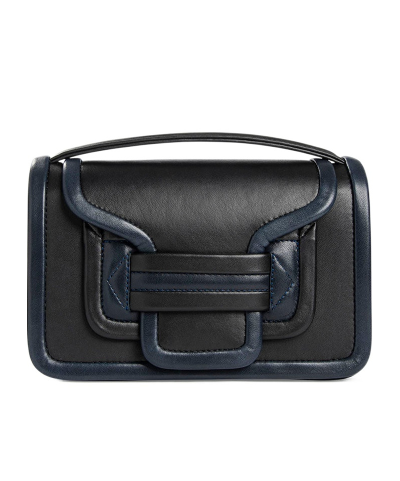 Pierre Hardy Flip Shoulder Bag In Black