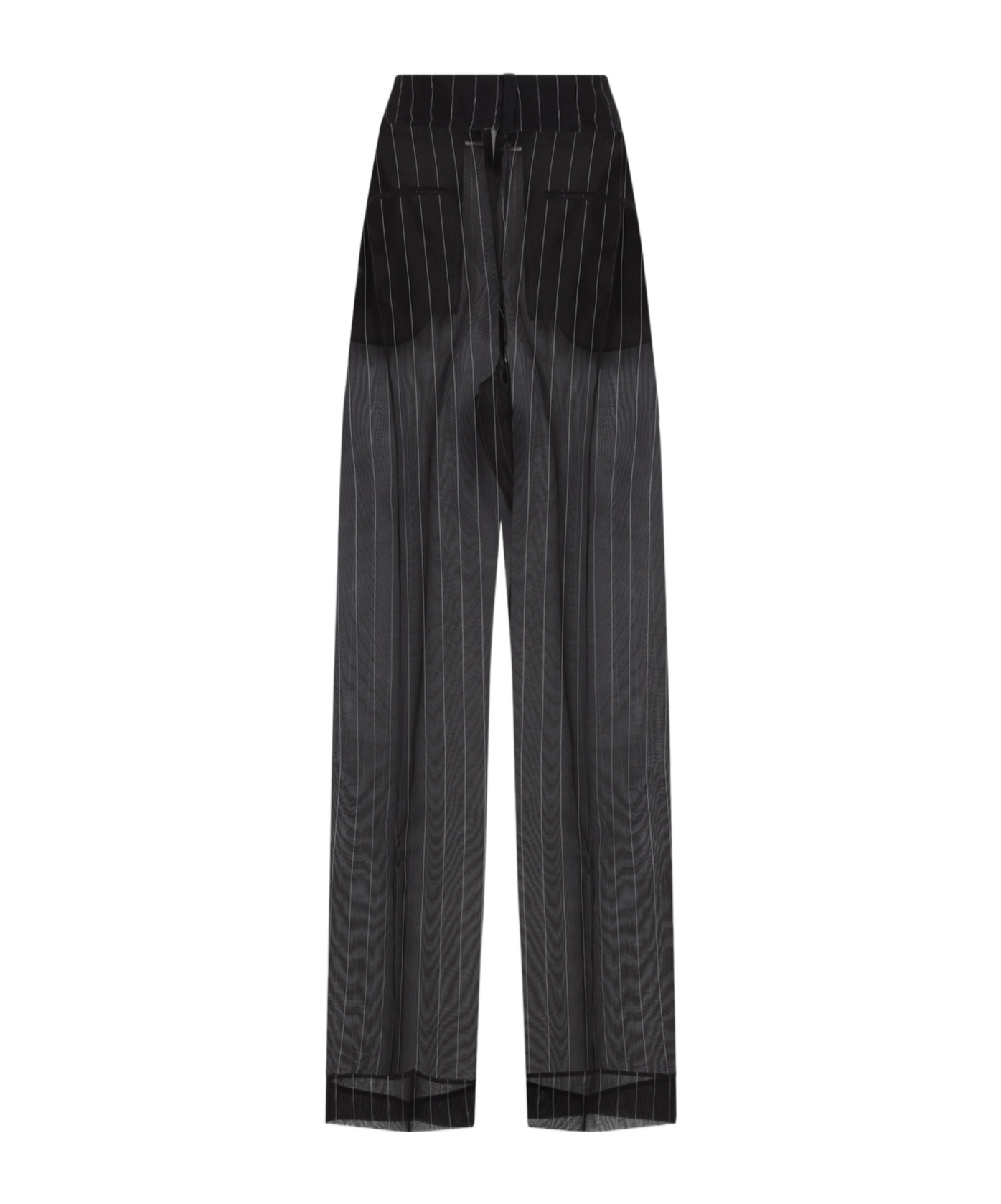 Khaite Trasnlucent Trousers In Black
