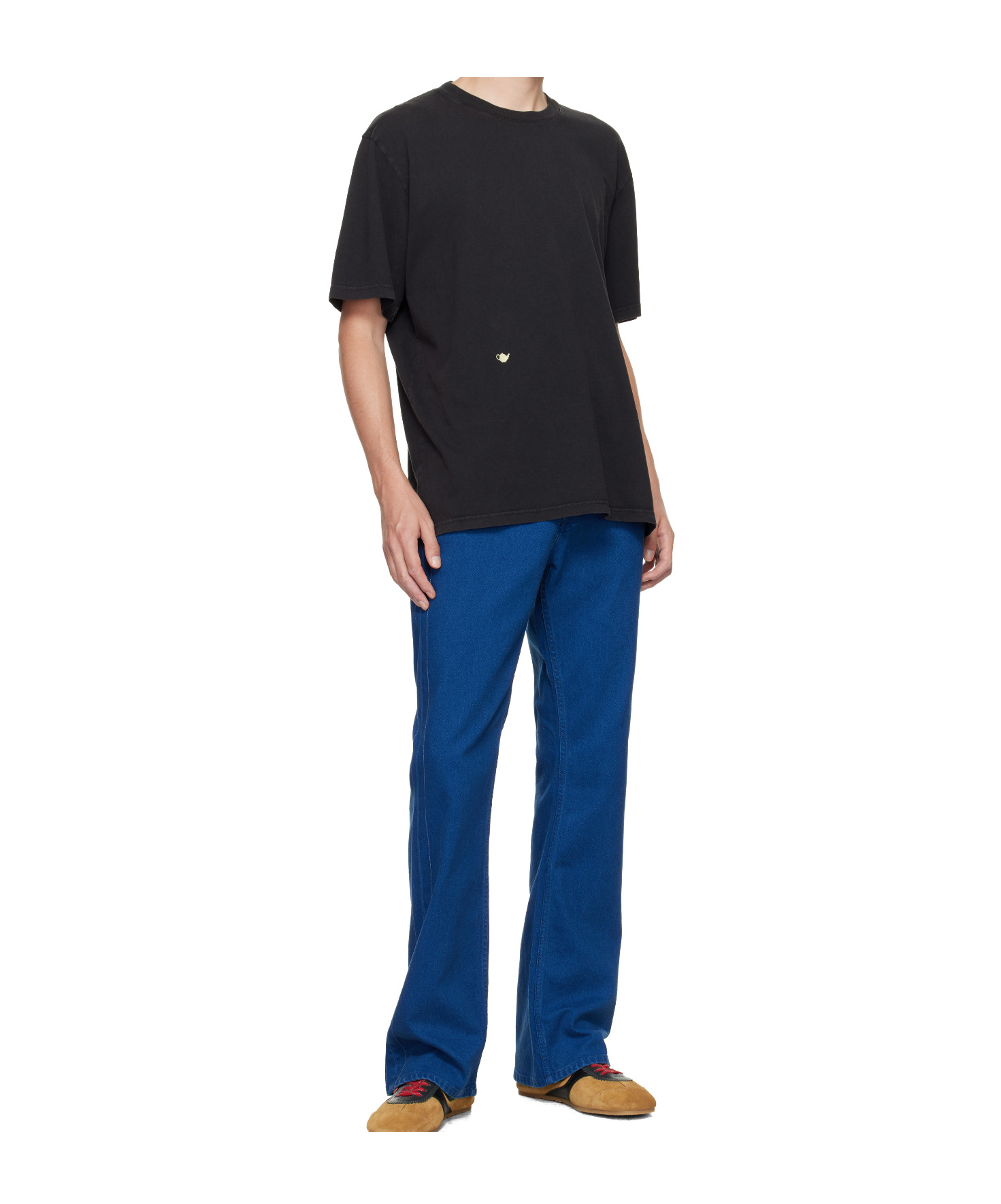Jw Anderson Bootcut Jeans In Blue