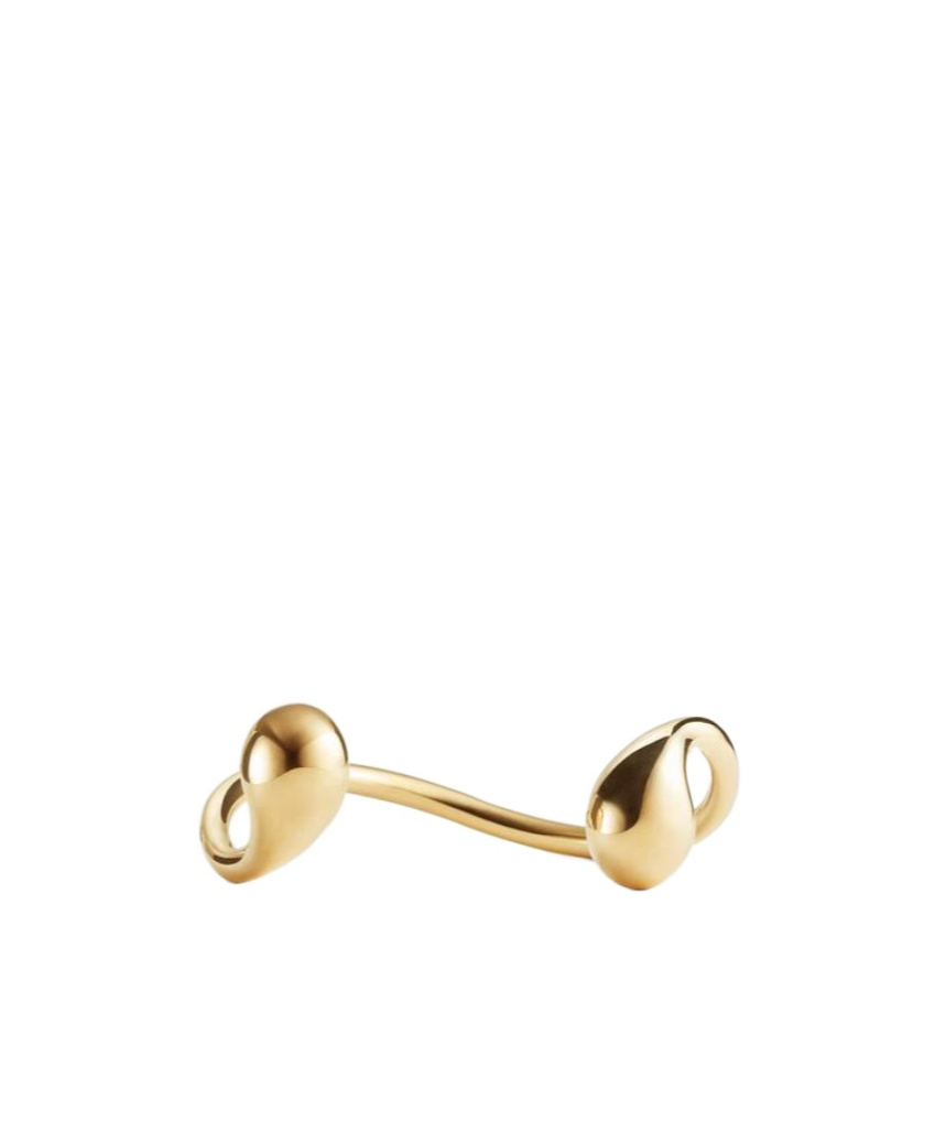 Bottega Veneta Womens Yellow Gold Drop 925 Sterling-silver Bracelet In Yellow