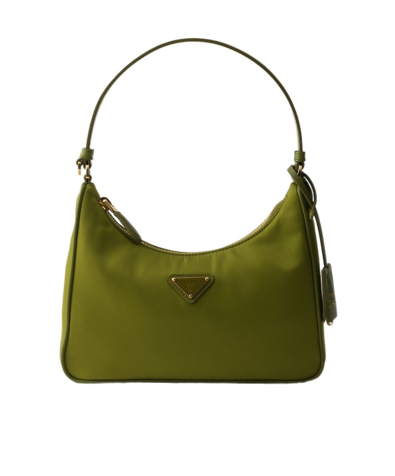 Prada Re-edition 2005 Re-nylon And Saffiano Mini Bag In Green