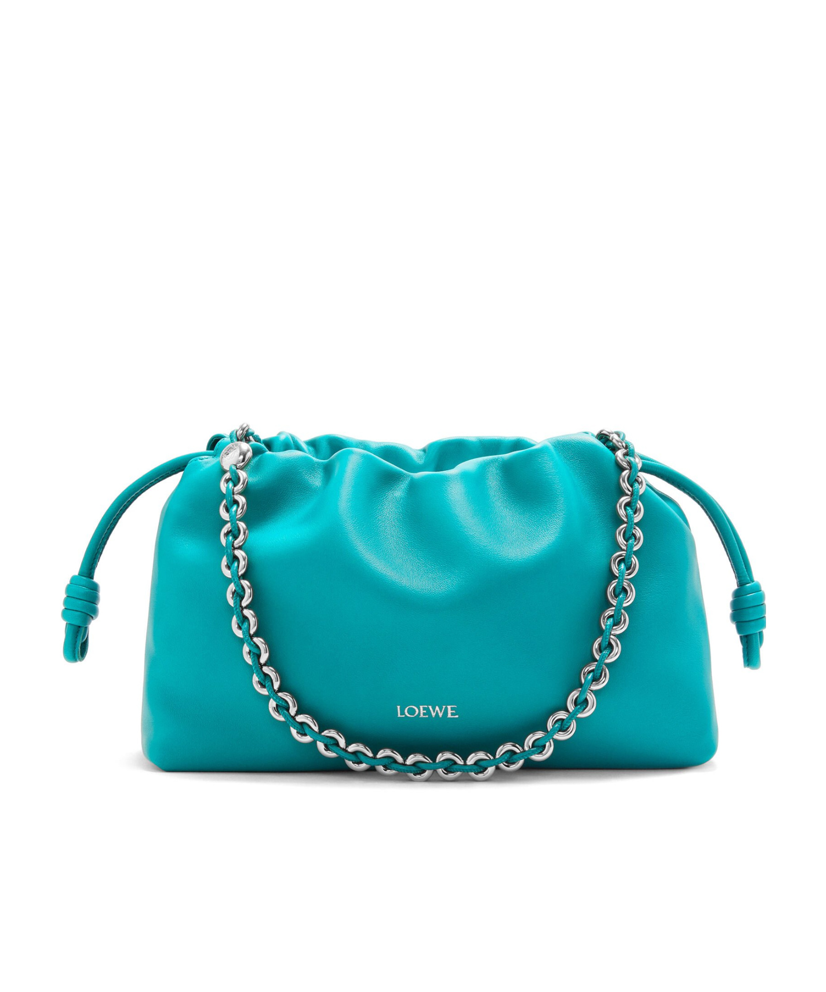 Loewe Medium Logo Shoulder Bag In Green