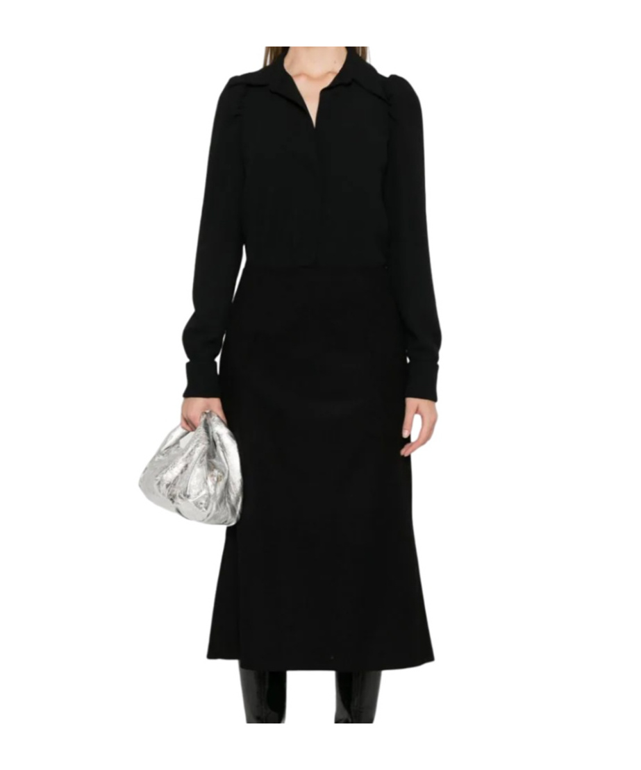 Dries Van Noten Celindra 9219 W.w.shirt In Black