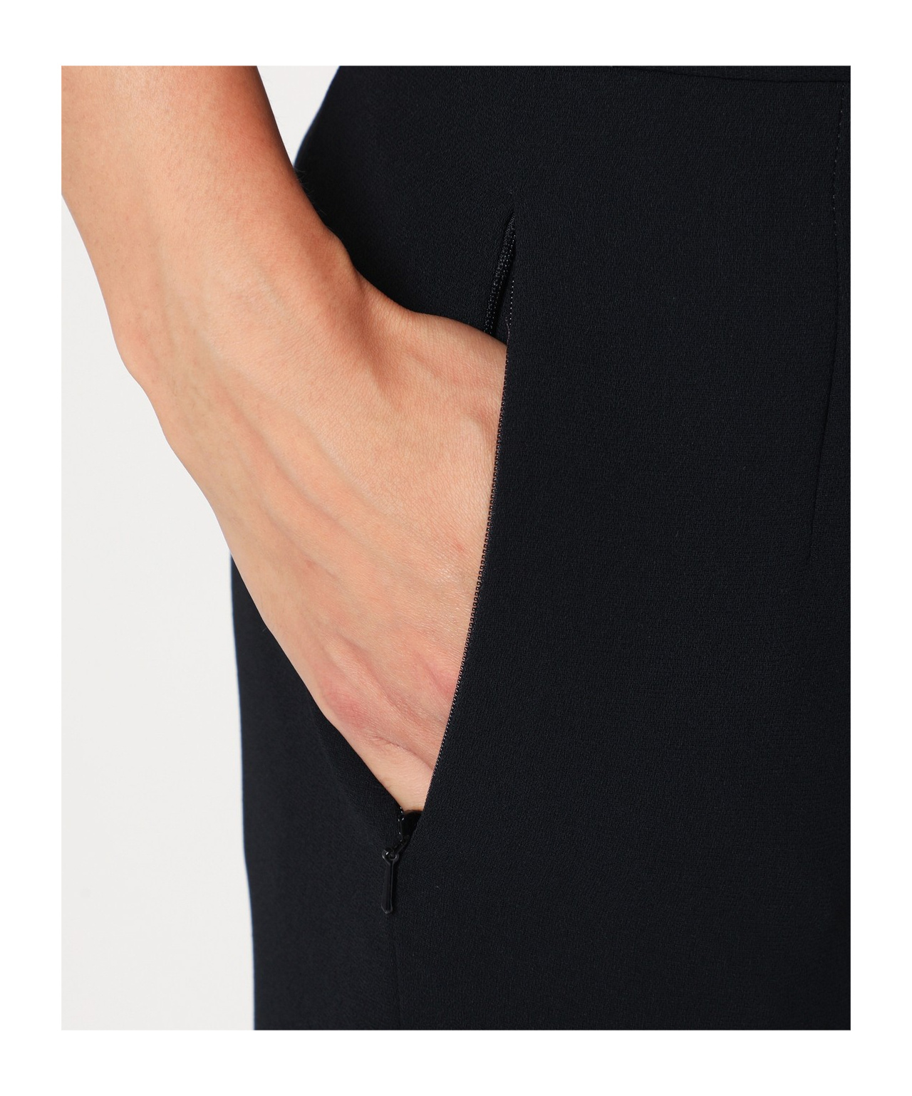 Dries Van Noten Black Trousers With Slits And Buttons In Black