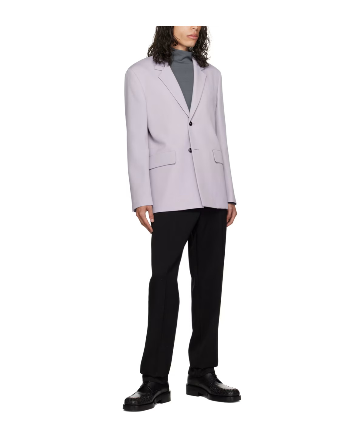 Jil Sander Single-breasted Suit Jacket In Multicolor