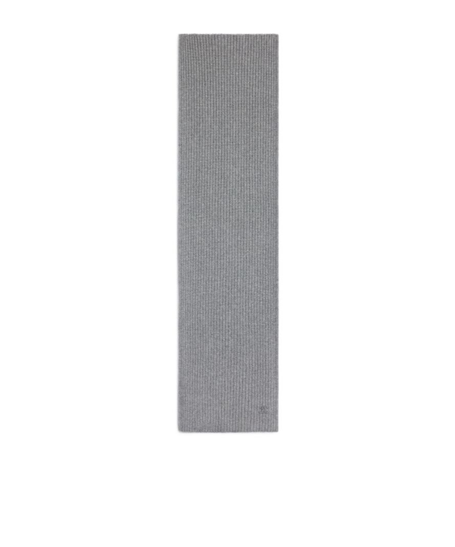 Celine Scottish Cashmere Triumphant Scarf In Gray
