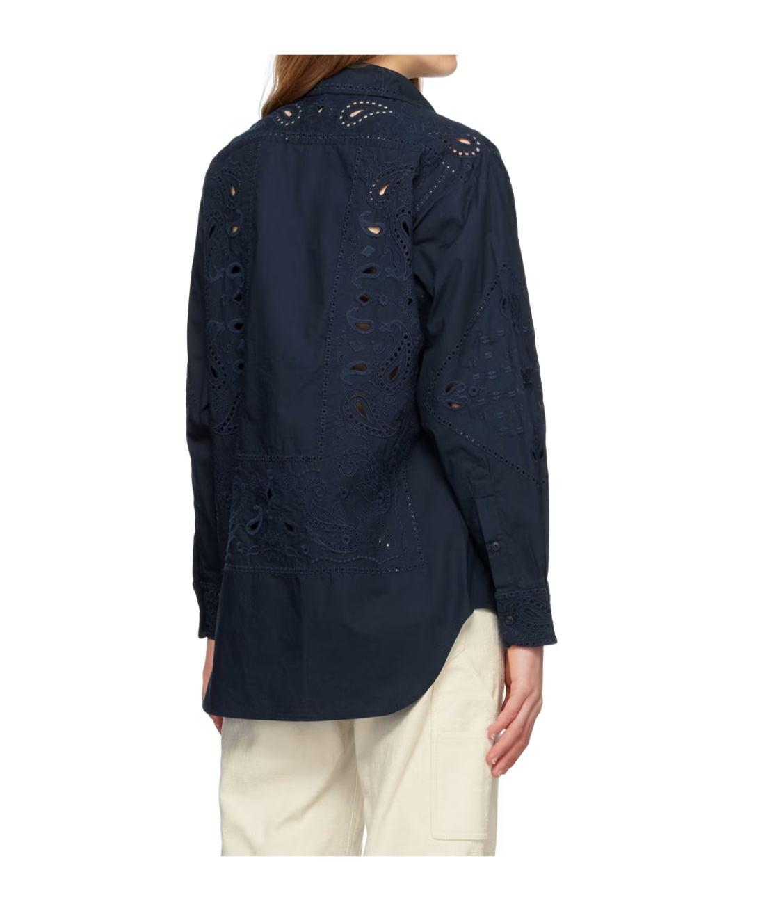 Rag & Bone Perforated Shirt In Black