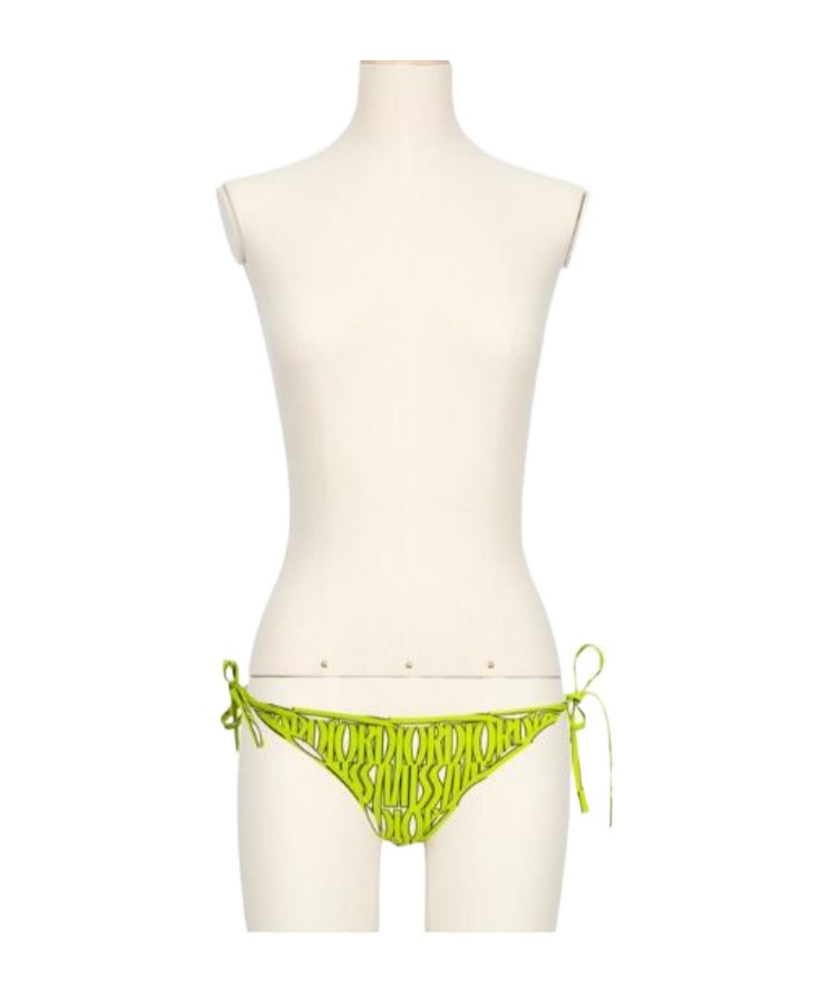 Shop Dior Printed Bikini Swimming Trunks In White