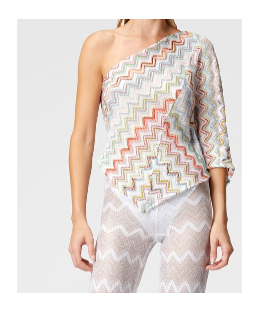 MISSONI ONE-SHOULDER TOP