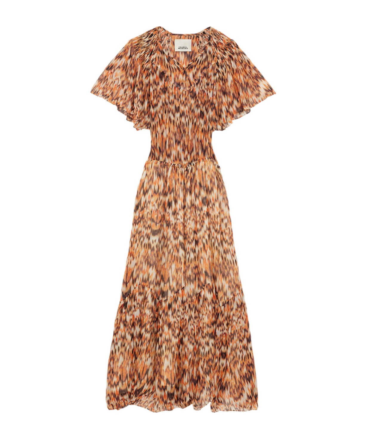 Shop Isabel Marant Odelia Dress In Nude