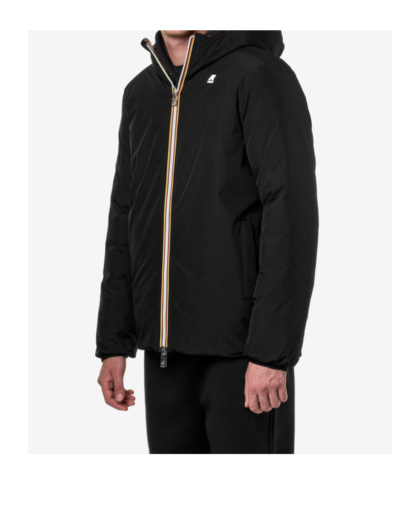 K-way Jack St Thermo Reversible Jacket In Black