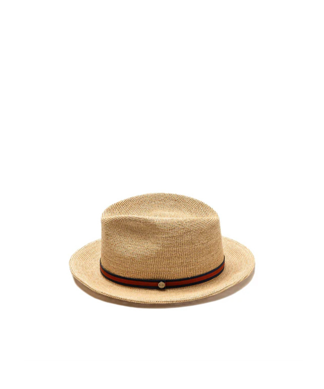 Borsalino Raffia Crochet Medium Brim Rollable