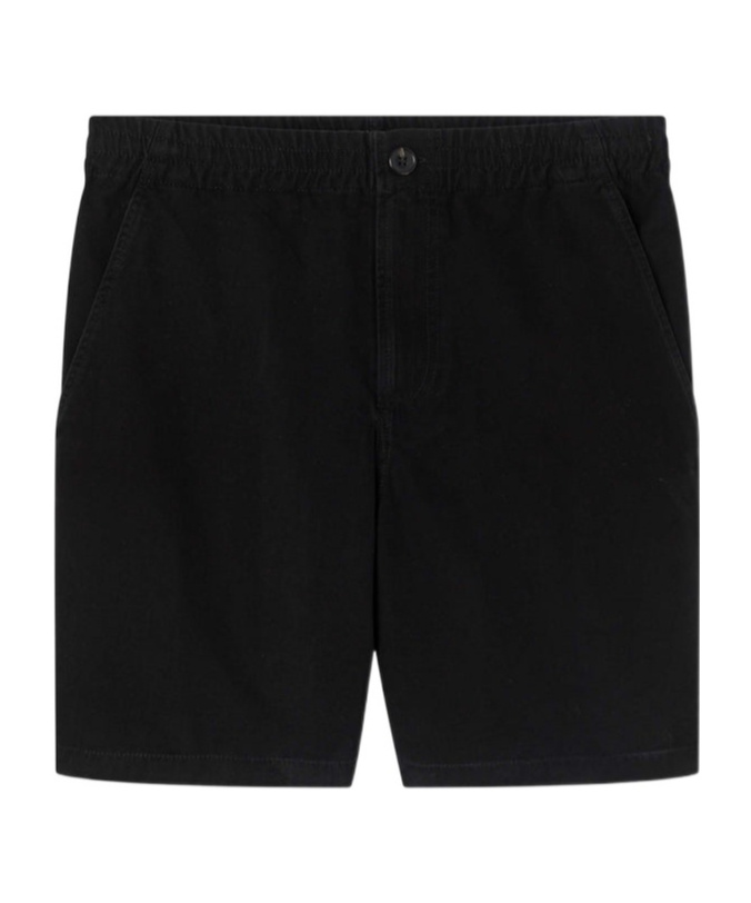 Apc A.p.c. Elasticated Waistband Bermuda Shorts In Black