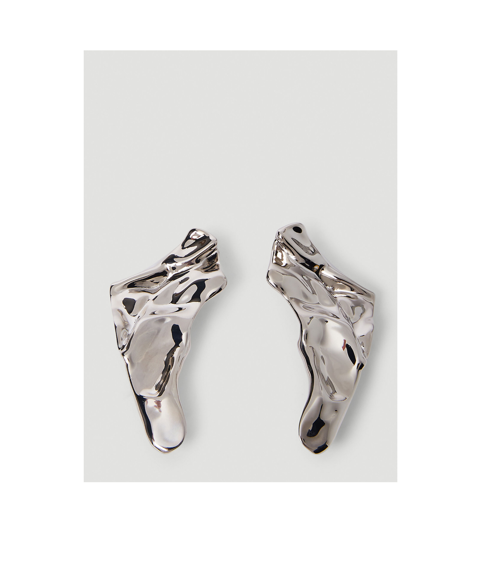 Courrèges Crash Ear Cuff In Gray