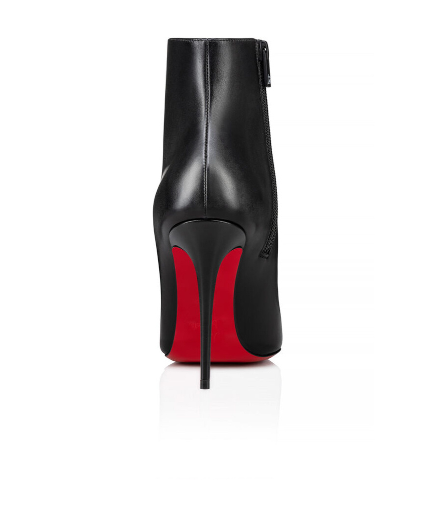 Christian Louboutin 100mm Miss Z Pointed-toe Stiletto Boots In Black