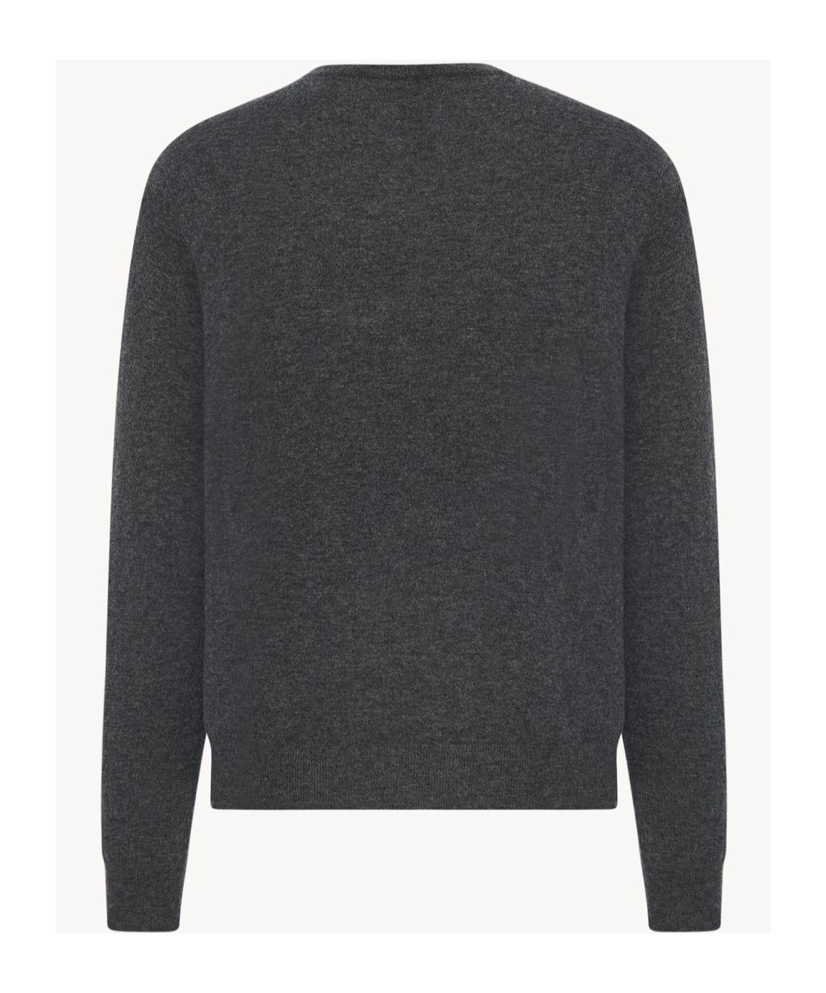 The Row Rowley Cashmere Sweater In Dark Gray
