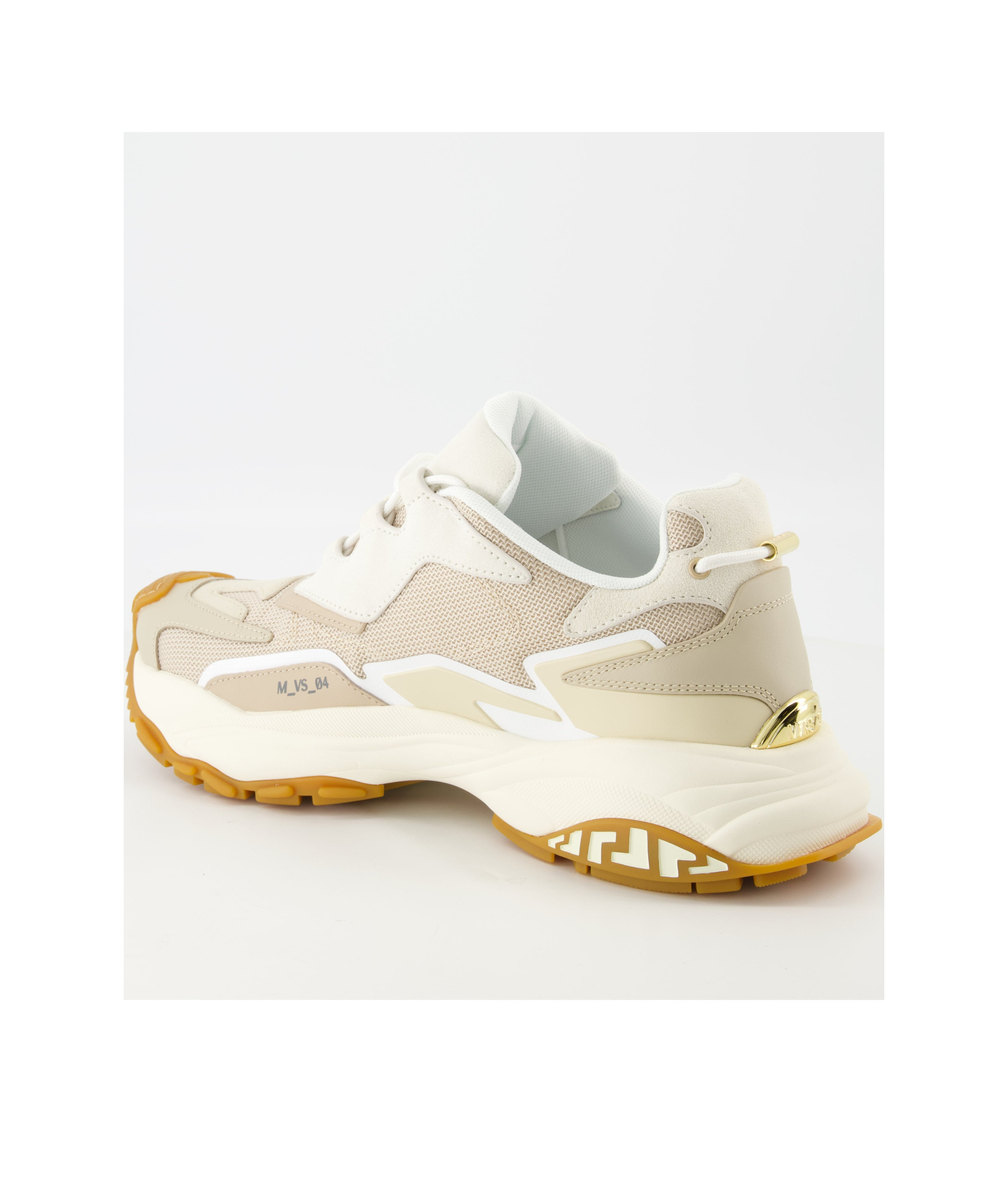 Versace Low Top Sneaker In White