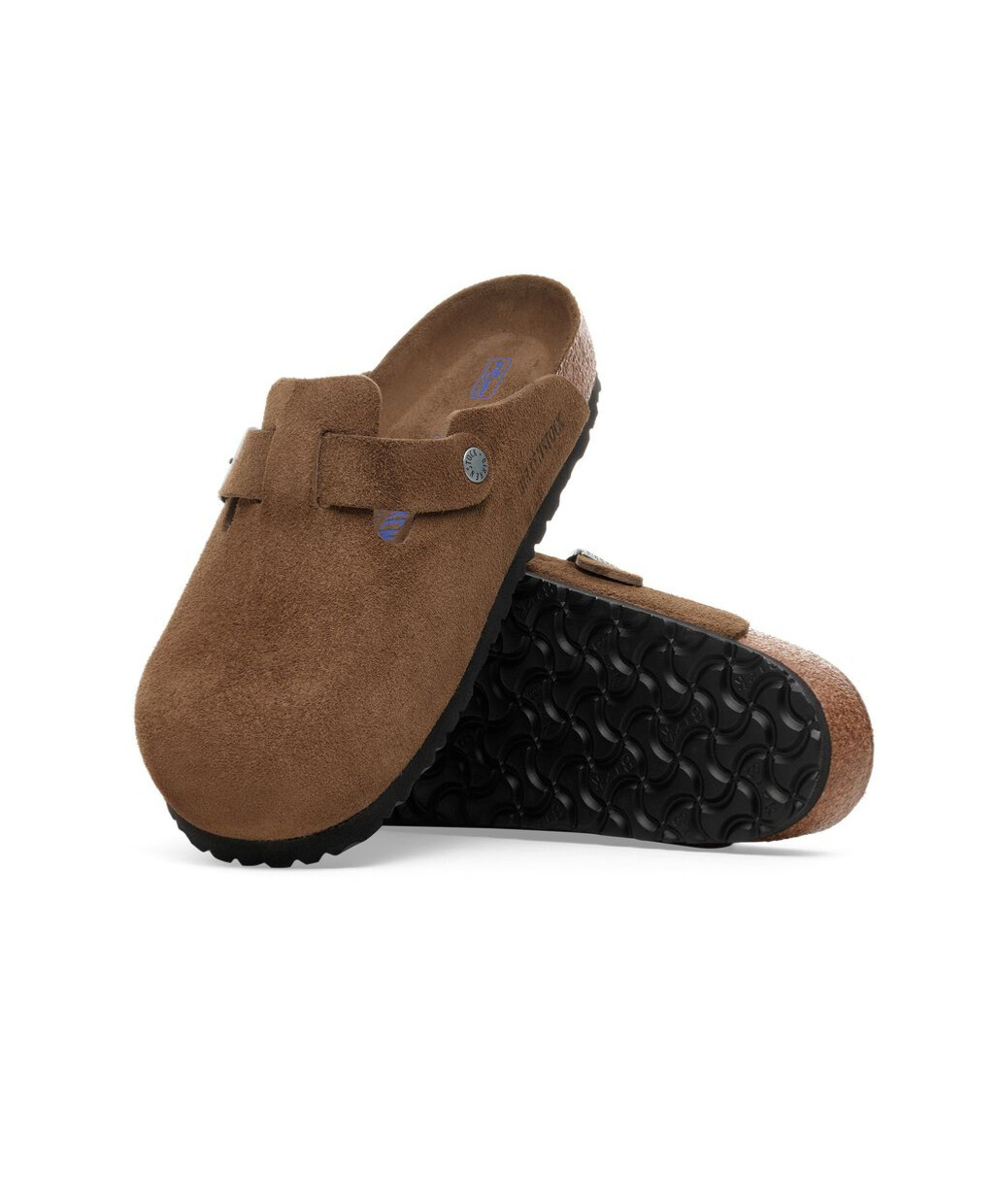 Birkenstock Suede Cork Platform Sandals Double Strap In Multi