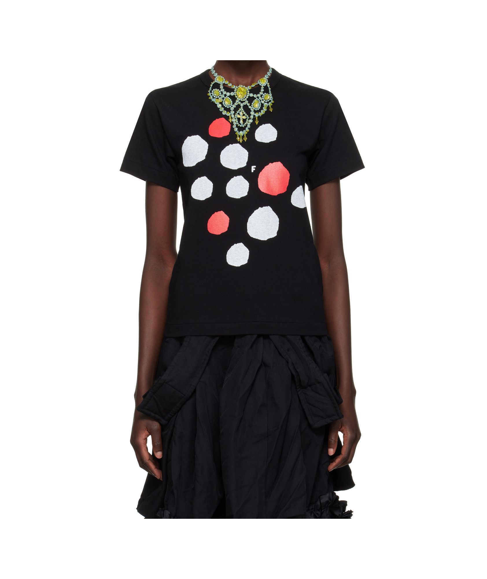 Comme Des Garçons Round Neck Short Sleeve T-shirt